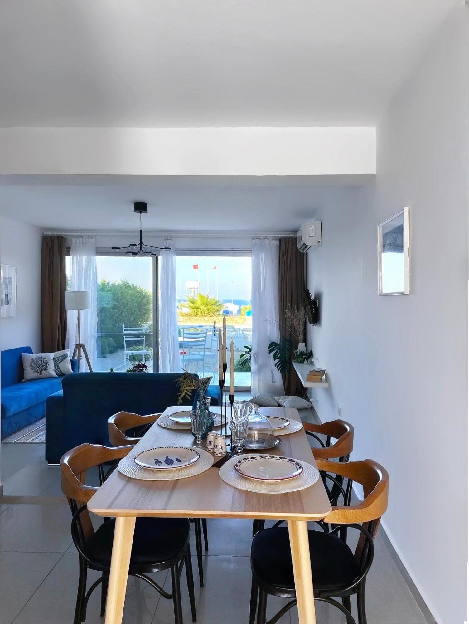 Spacious Three-Bedroom Apartment With Sea View A4 Lapithos  Eksteriør bilde